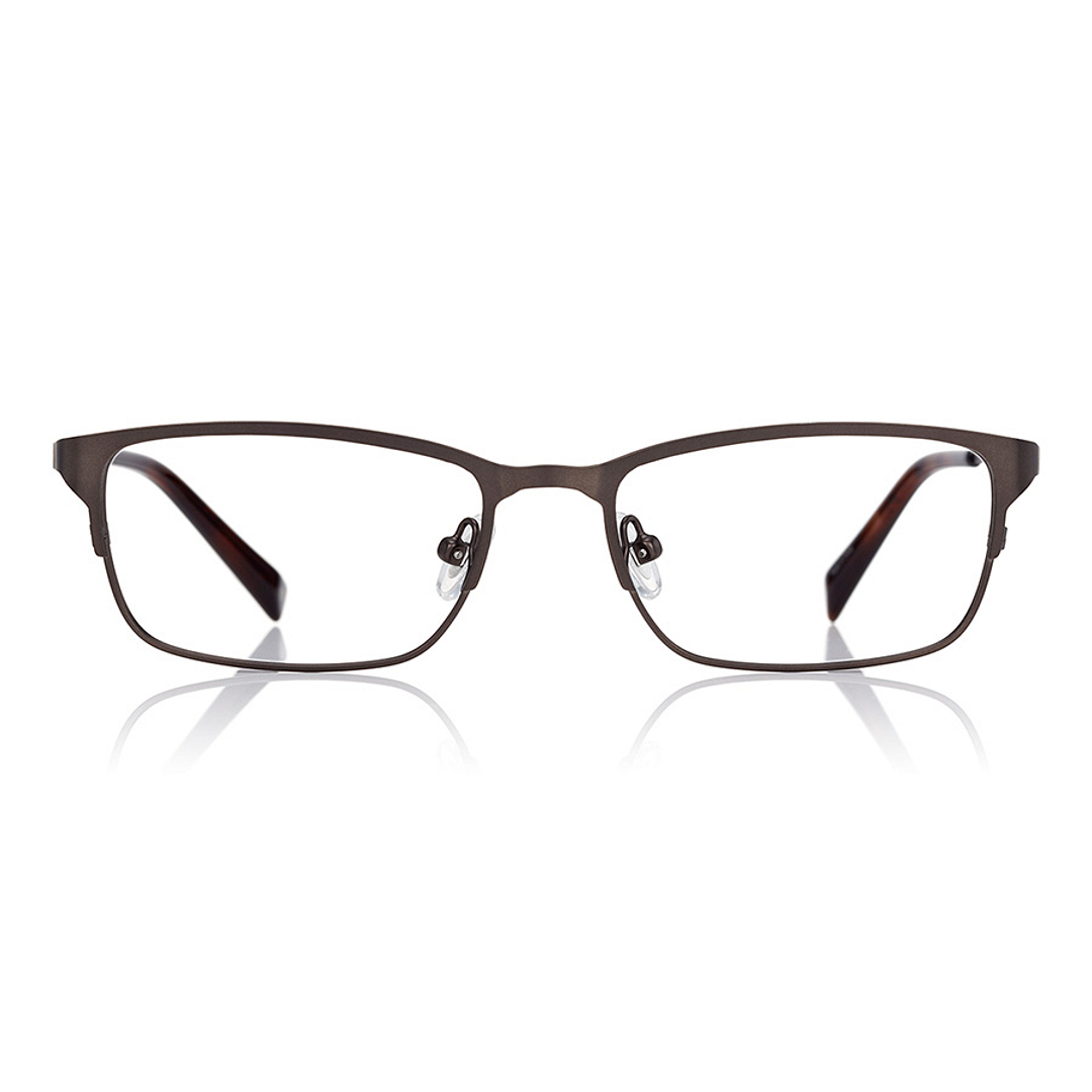 K.moriyama Light Brown Full Rim Rectangle right side