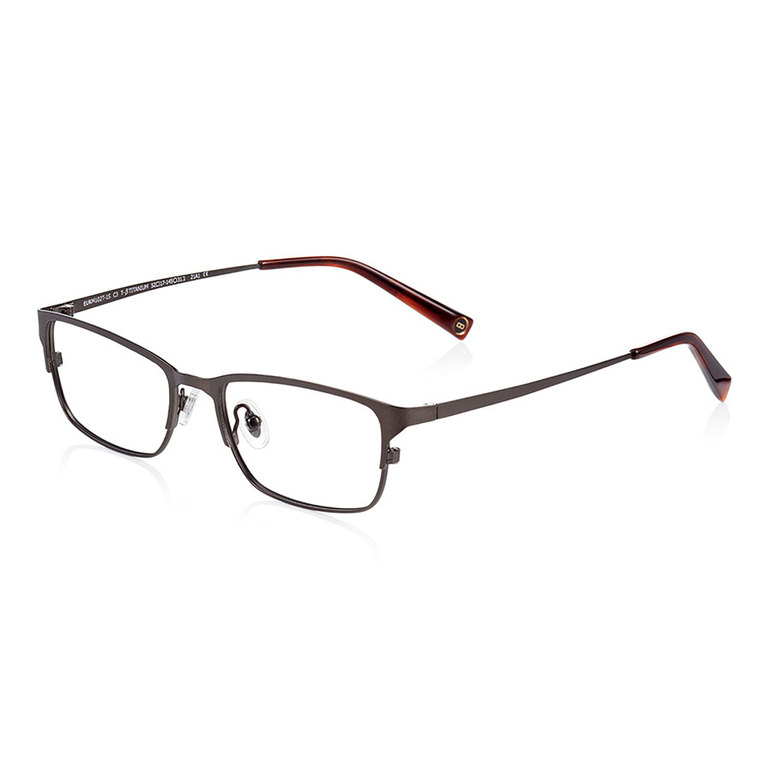 K.moriyama Light Brown Full Rim Rectangle left side