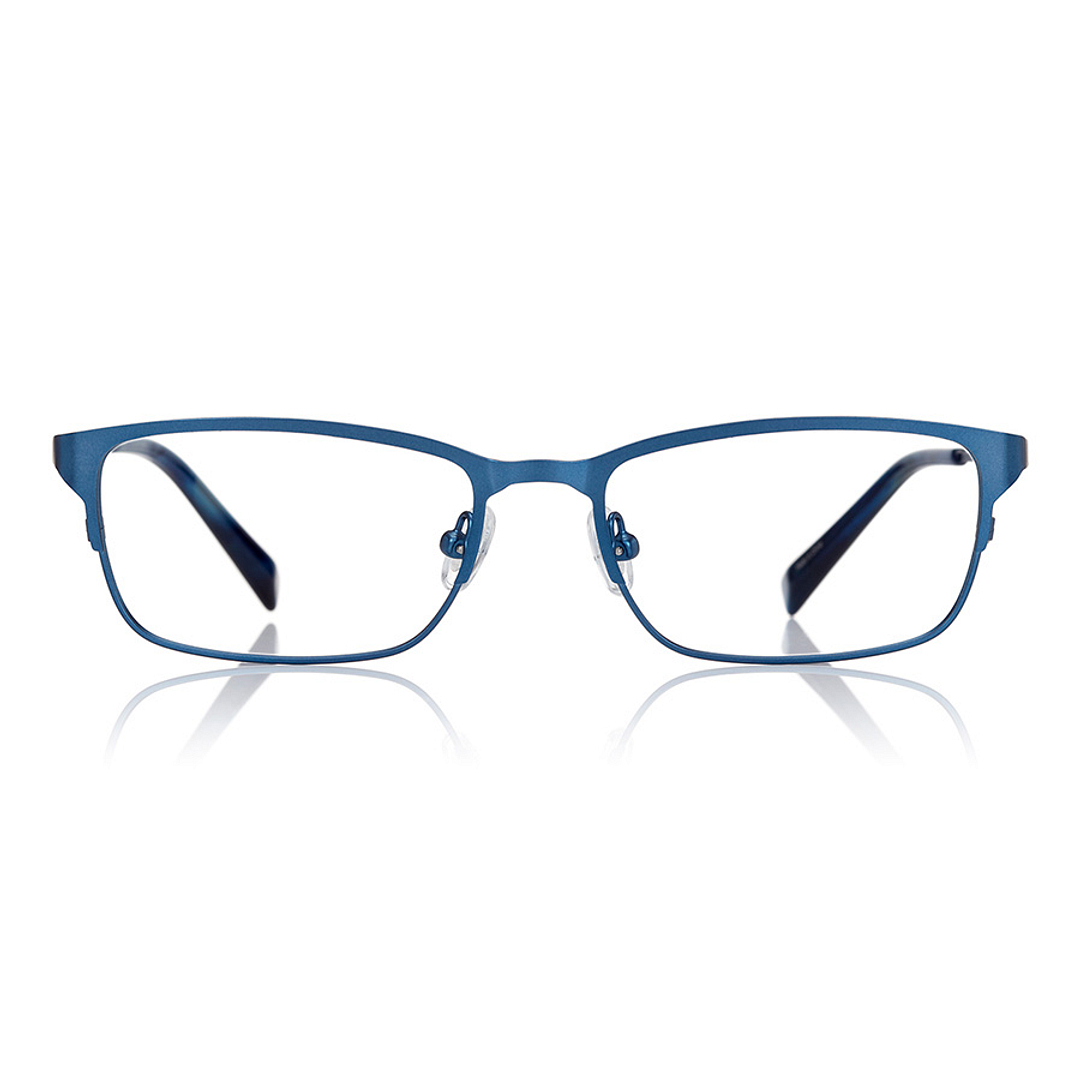 K.moriyama Sky Blue Full Rim Rectangle right side