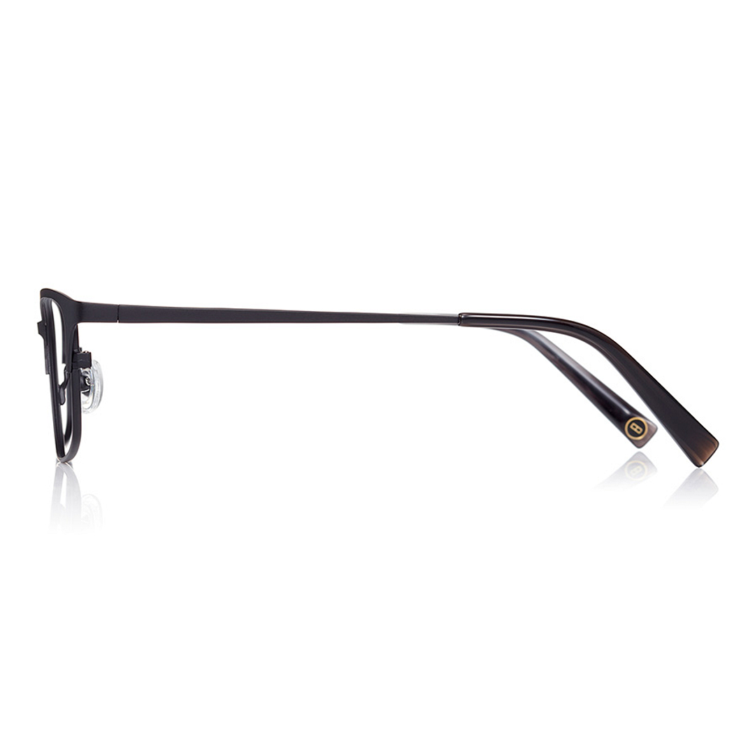 K.moriyama Black Full Rim Rectangle left side