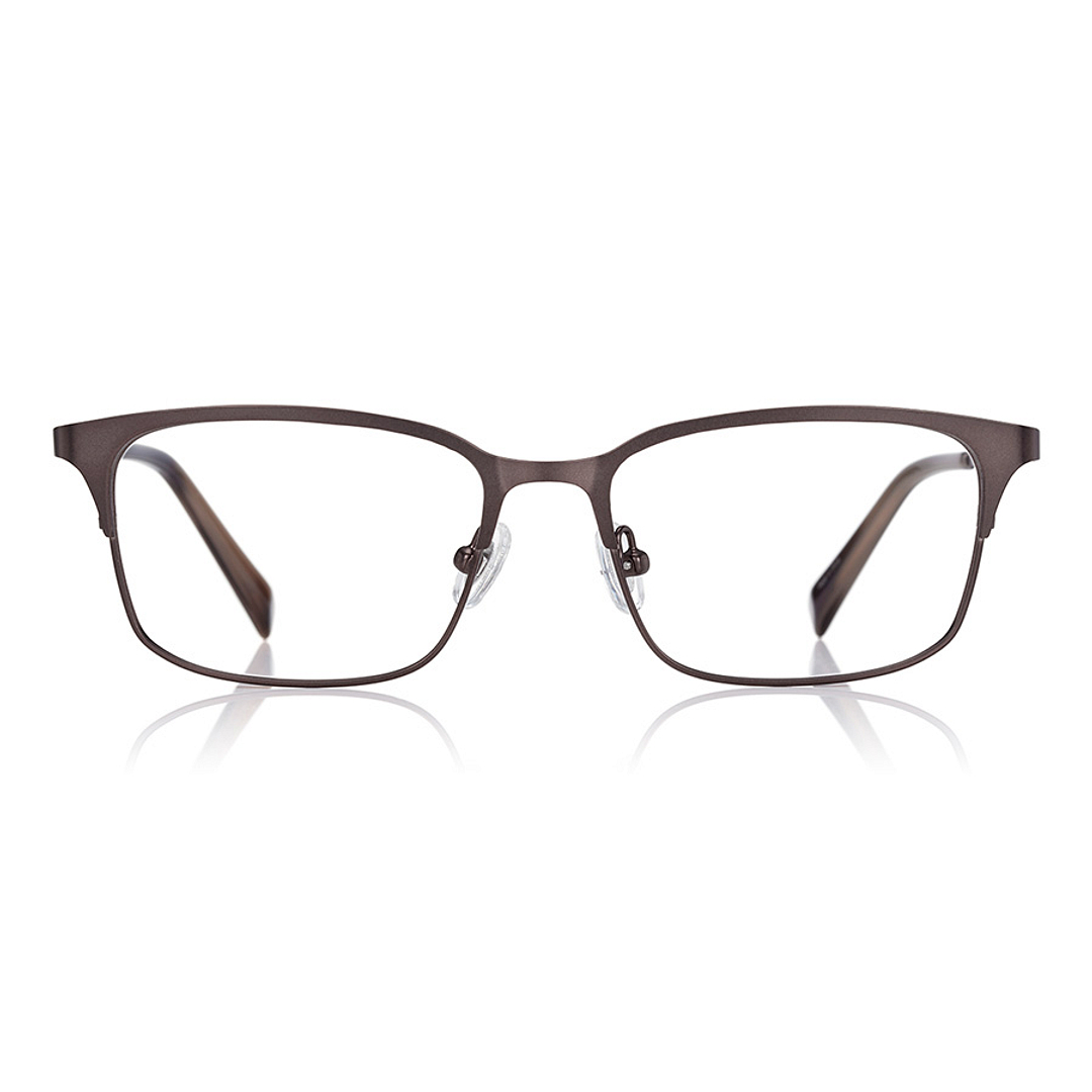 K.moriyama Light Brown Full Rim Rectangle right side