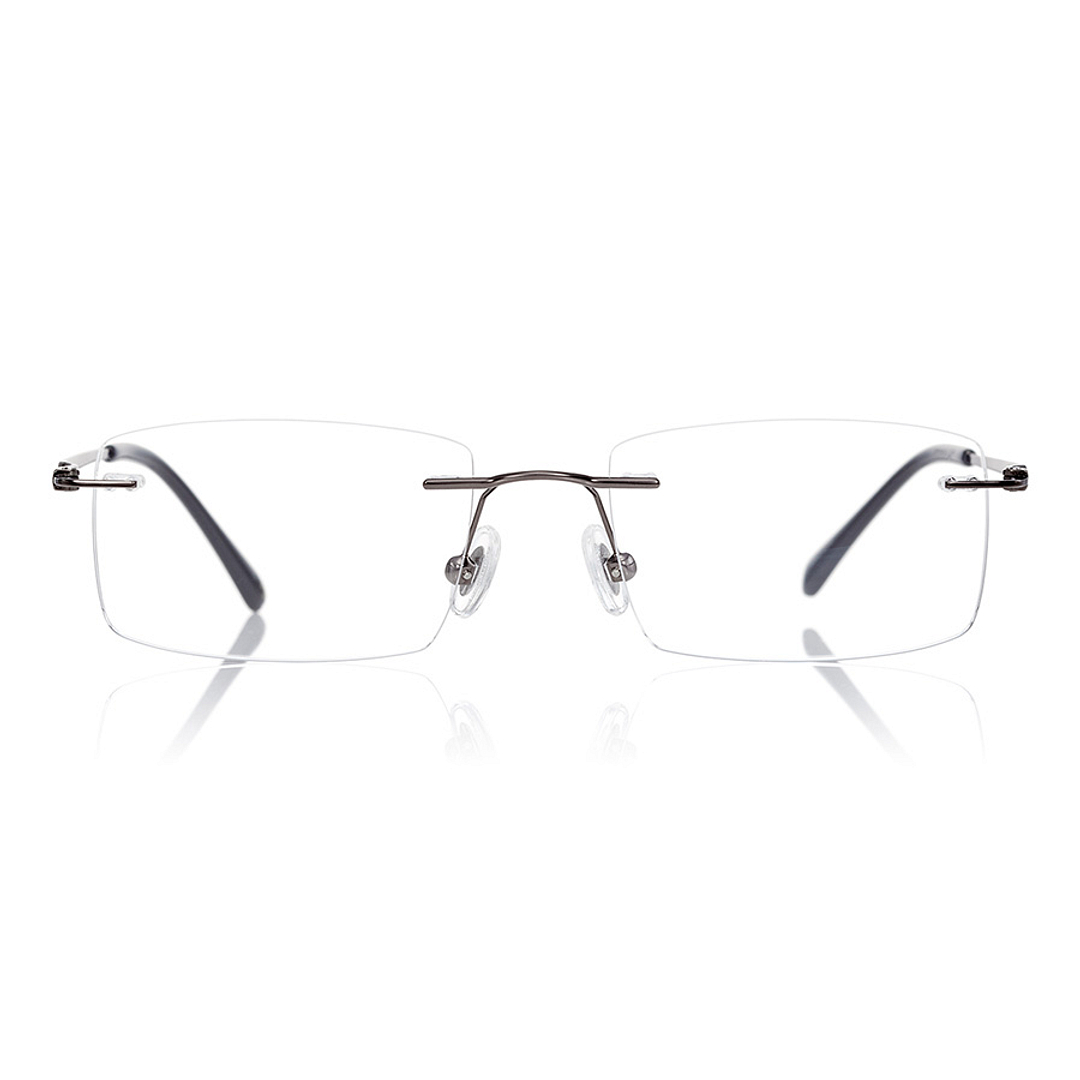 K.moriyama Light Brown Full Rim Rectangle right side