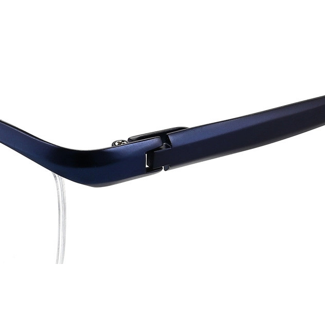 K.moriyama Navy Blue Full Rim Rectangle right side