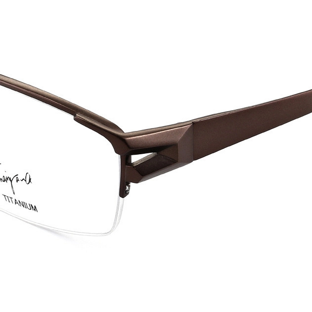 K.moriyama Gun Half Rim Rectangle right side