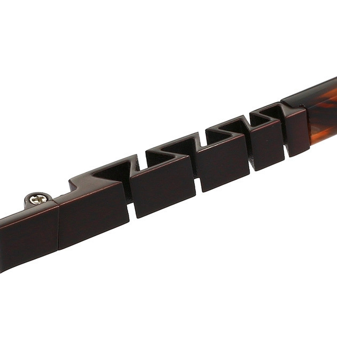 K.moriyama Light Brown Full Rim Rectangle left side