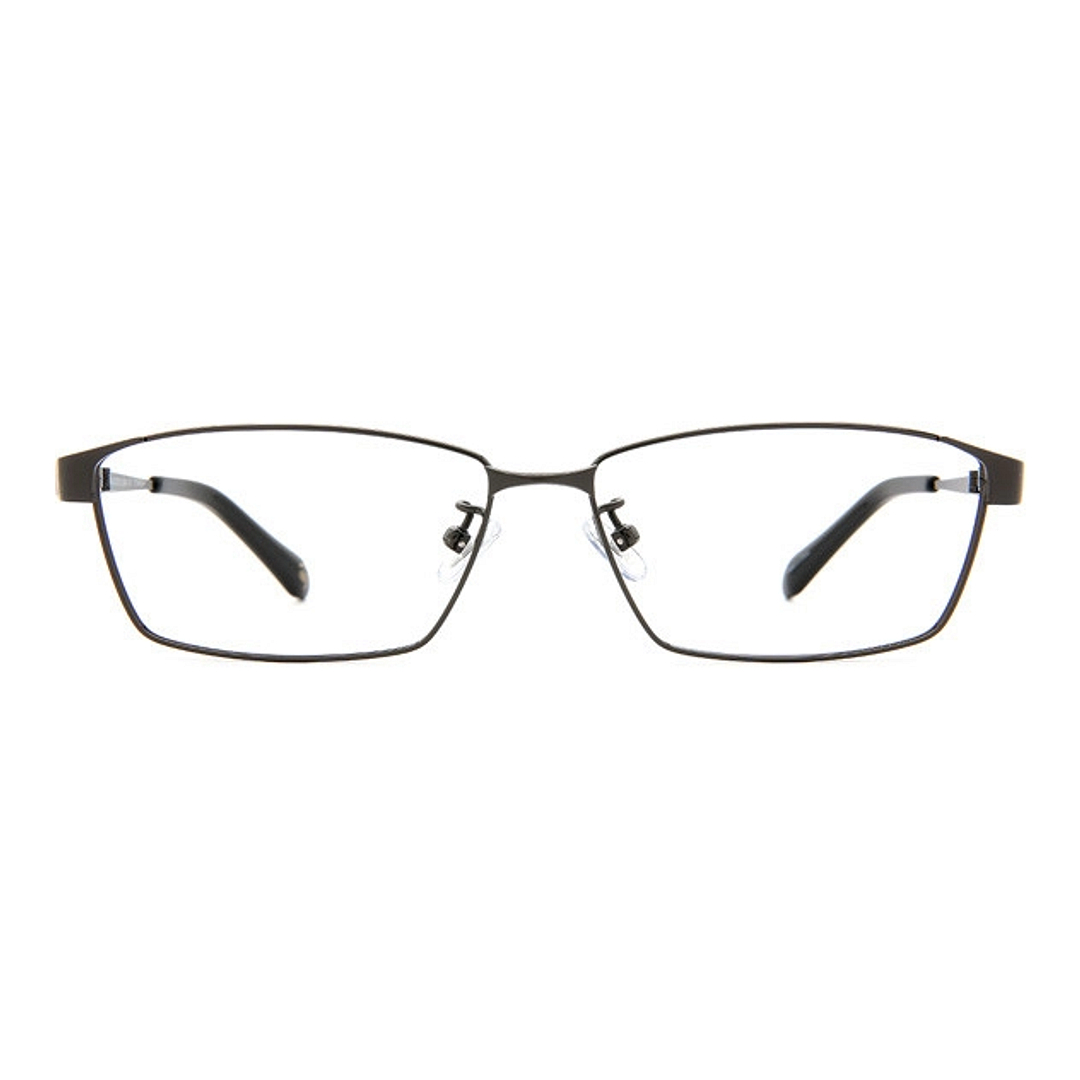 K.moriyama Mid Gunmetal Full Rim Rectangle right side