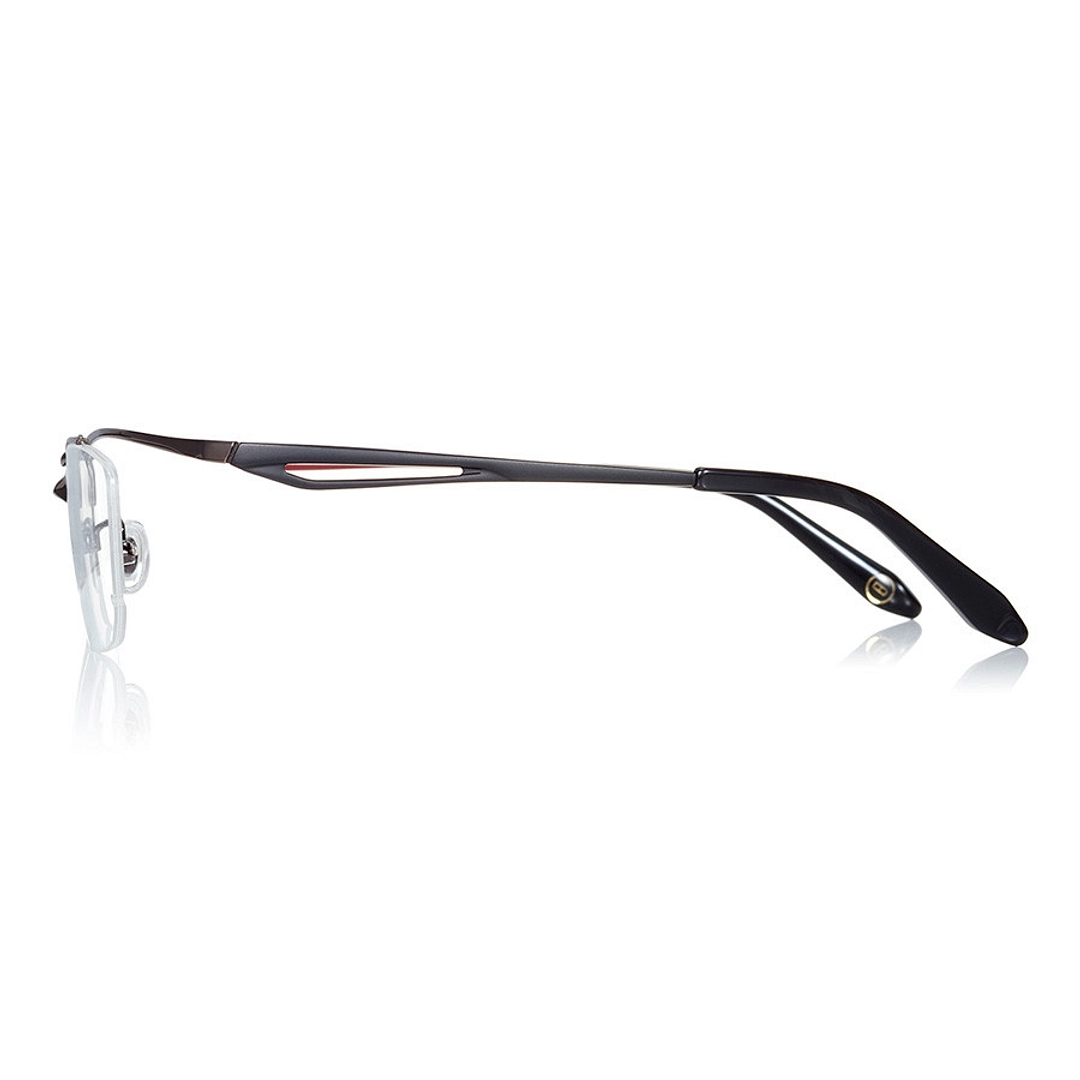 K.moriyama Light Gray Full Rim Rectangle right side
