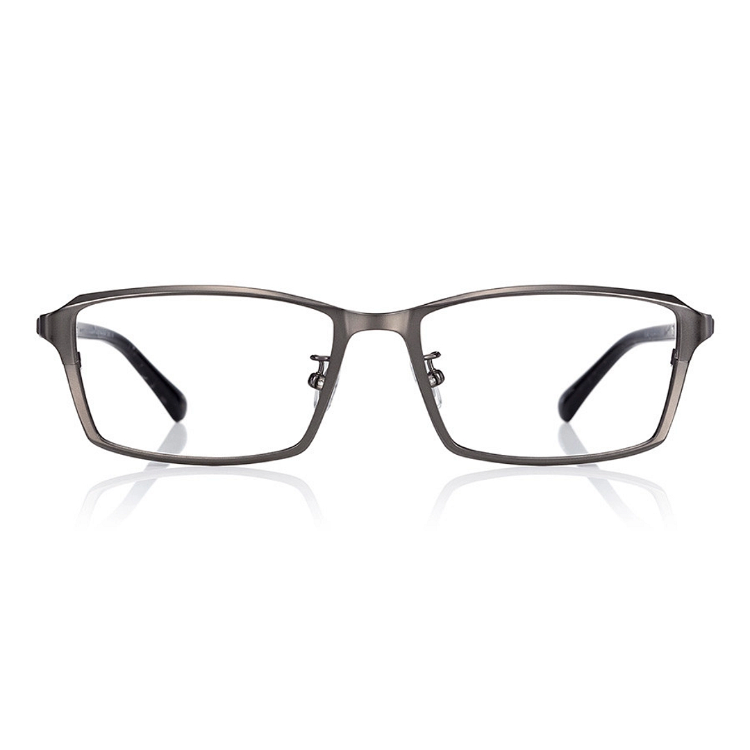 K.moriyama Mid Gunmetal Full Rim Rectangle right side
