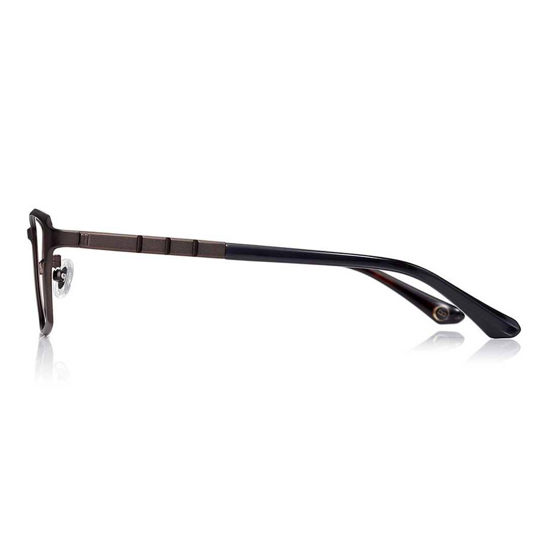 K.moriyama Light Brown Full Rim Rectangle left side