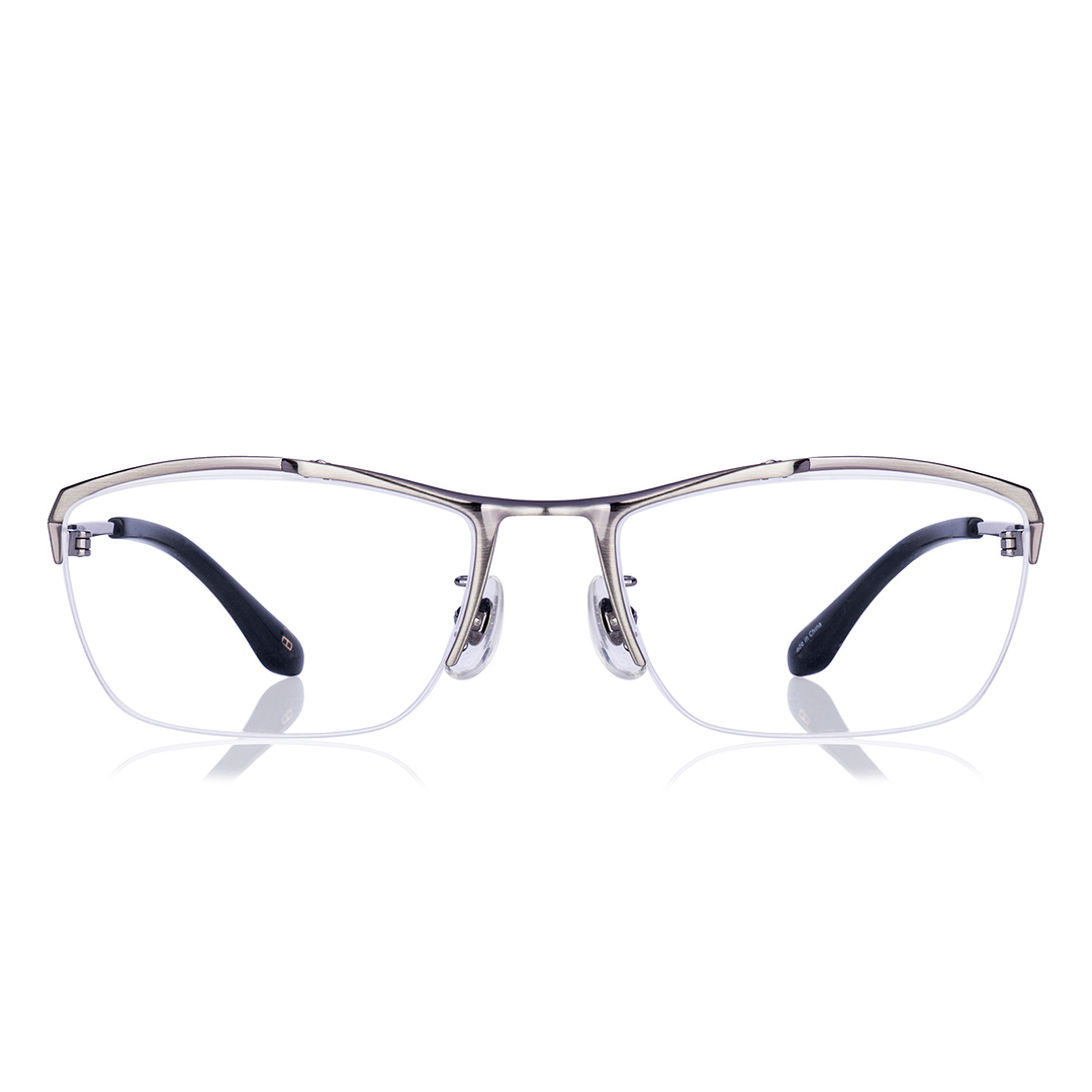 K.moriyama Mid Gunmetal Full Rim Rectangle right side