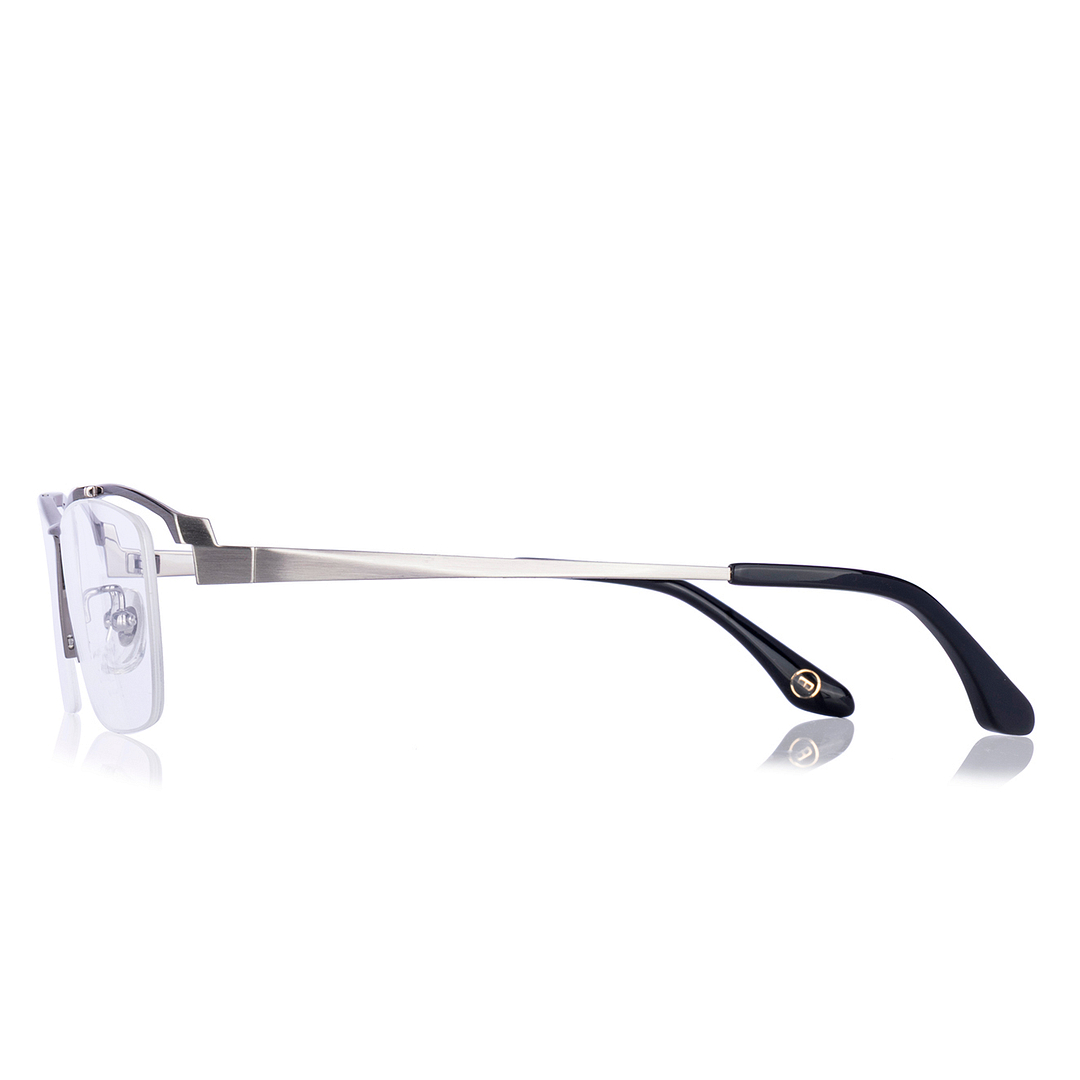 K.moriyama Mid Gunmetal Full Rim Rectangle right side