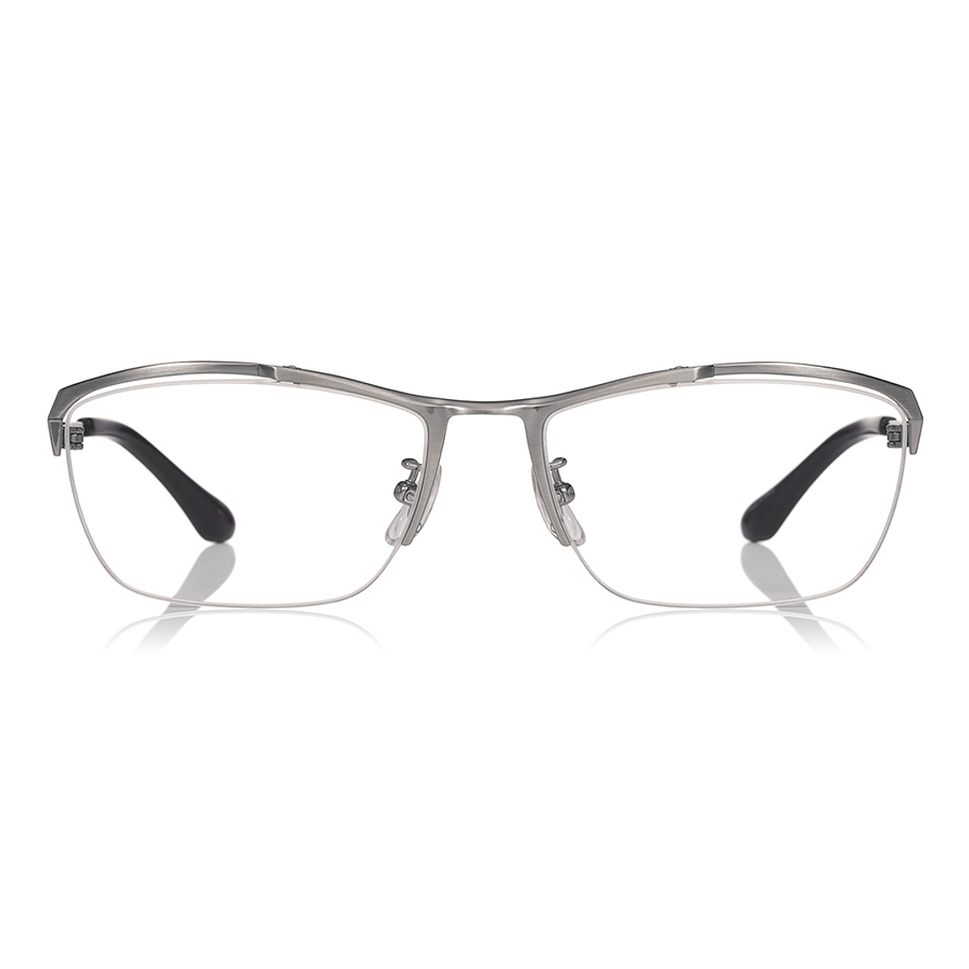 K.moriyama Mid Gunmetal Full Rim Rectangle right side