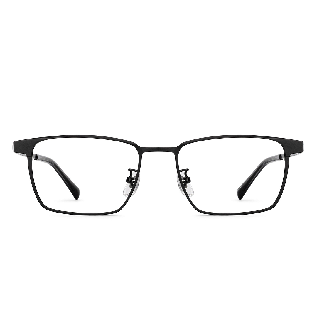 K.moriyama Matte Black Full Rim Square right side