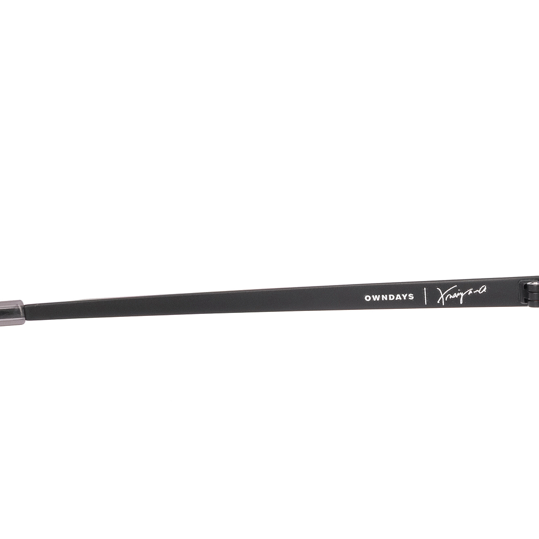 K.moriyama Matte Black Full Rim Square right side