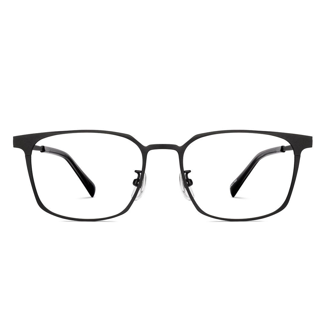 K.moriyama Matte Dark Gun Full Rim Square right side