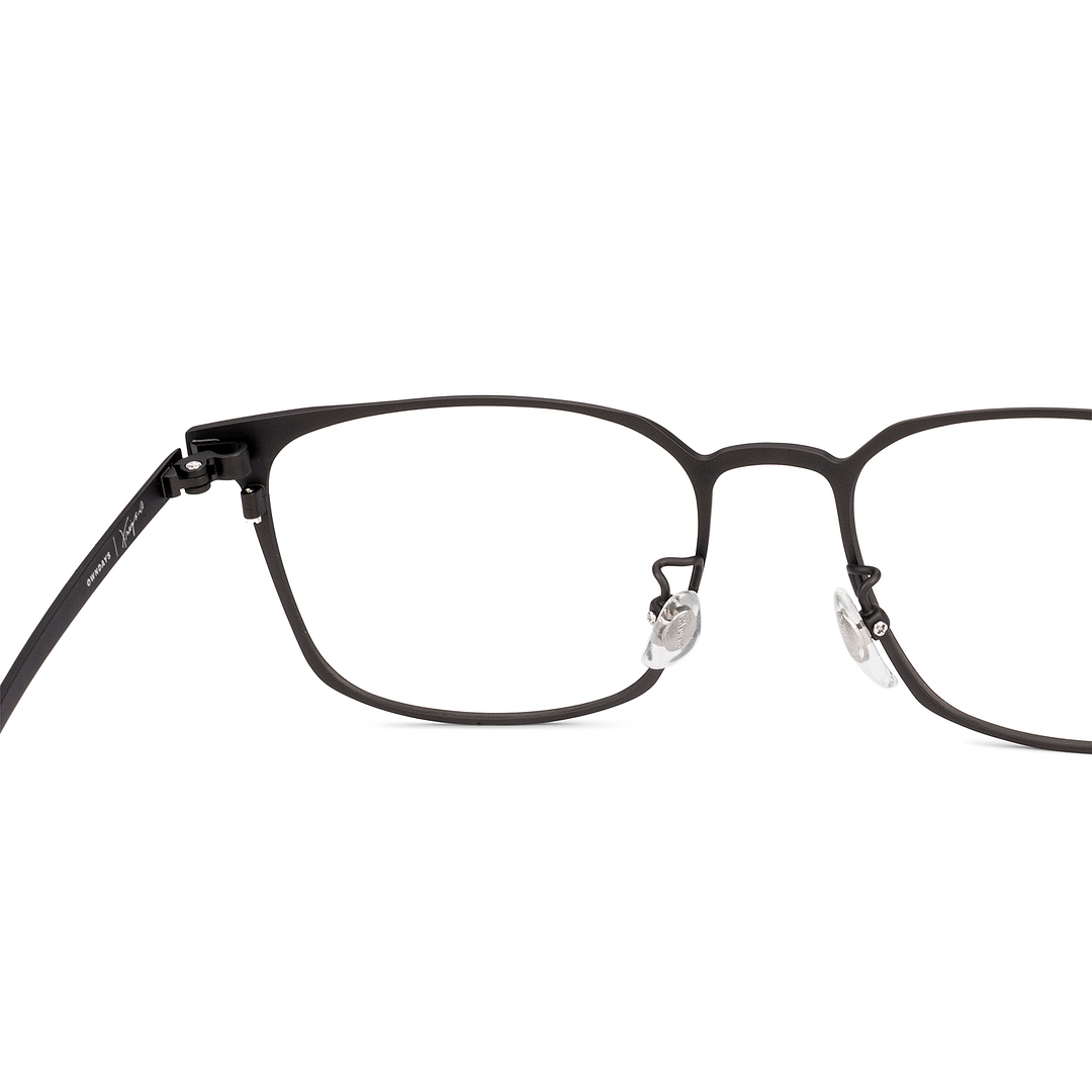 K.moriyama Matte Dark Gun Full Rim Square right side