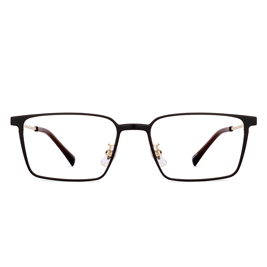 K.moriyama Matte Black Full Rim Square right side