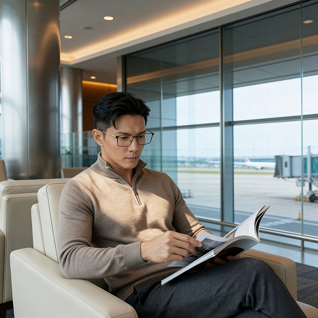 K.moriyama Matte Black Full Rim Square right side