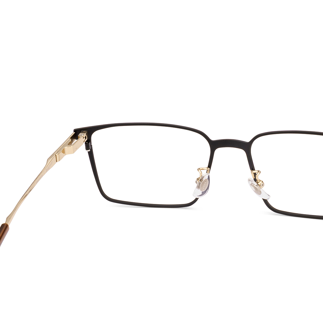 K.moriyama Matte Black Full Rim Square right side