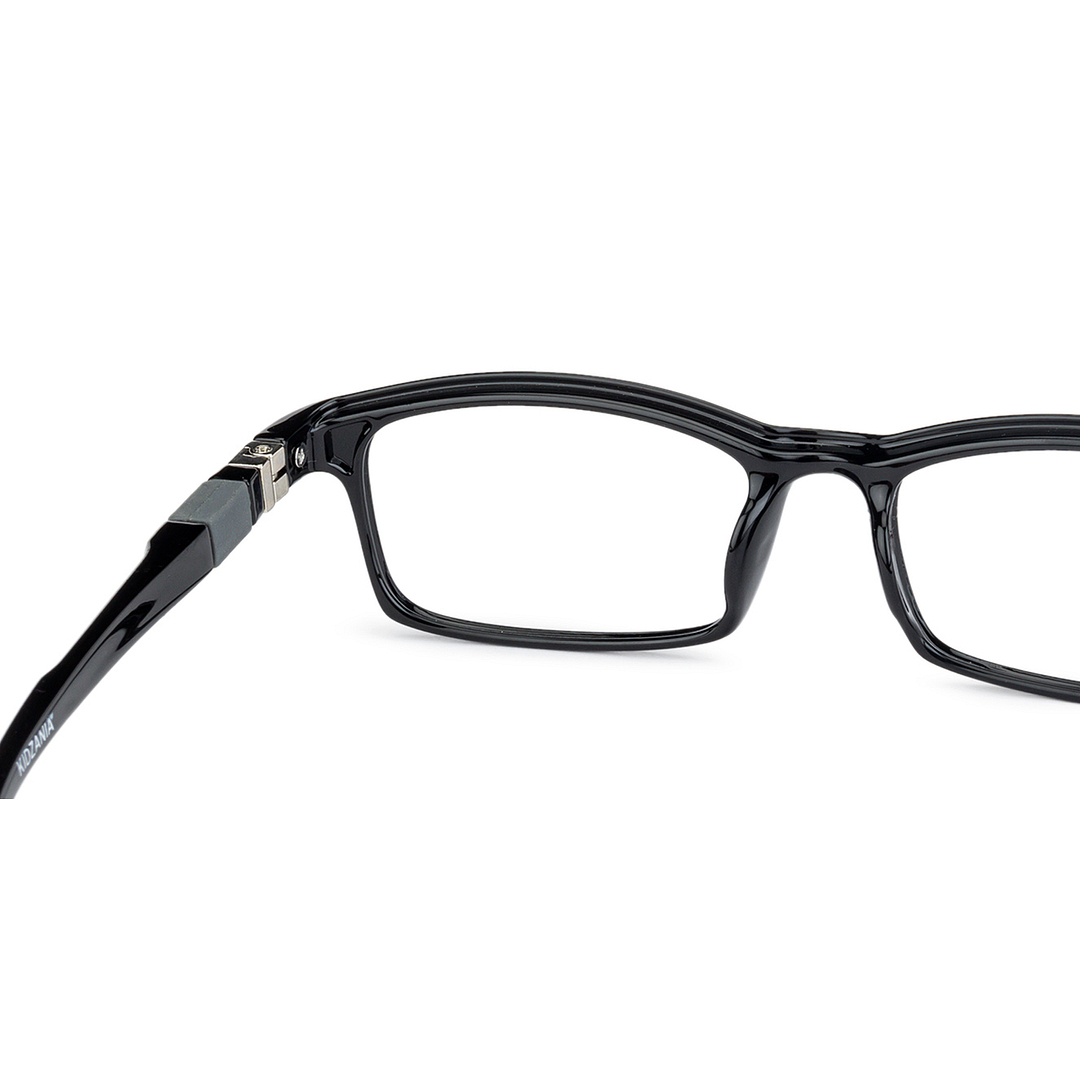 Hooper Online Black Full Rim Rectangle left side