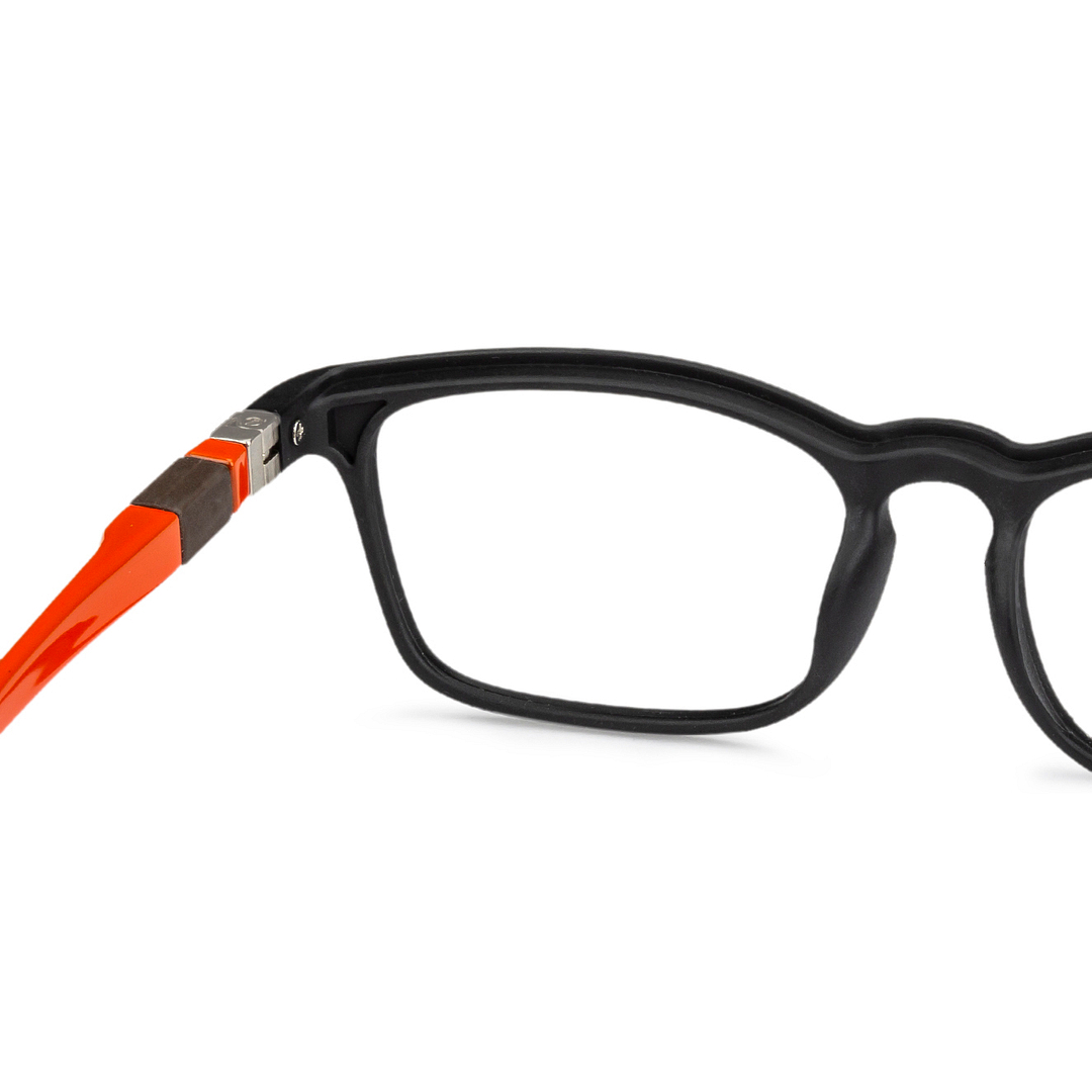 Hooper Online Black Full Rim Rectangle left side