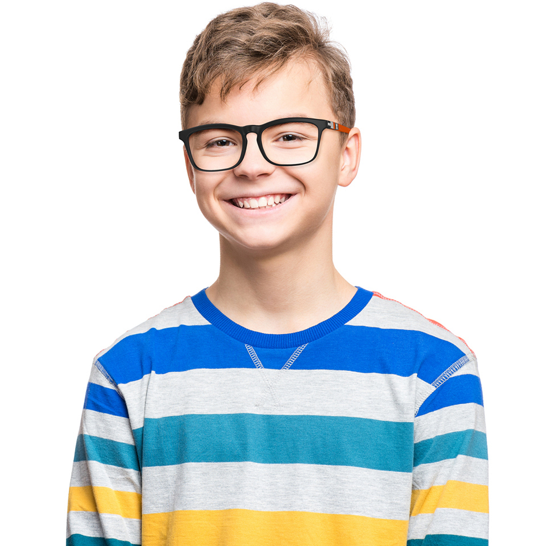 Hooper Online Black Full Rim Rectangle left side