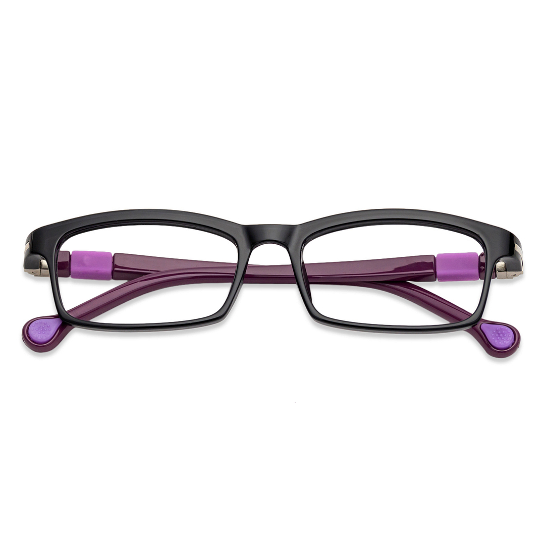 Kid Zania Black Full Rim Rectangle right side