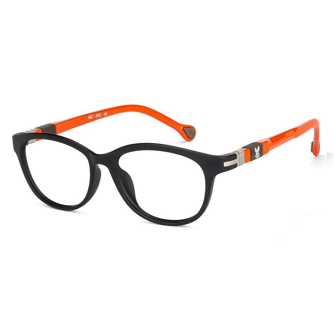 Kid Zania Black Full Rim Rectangle left side