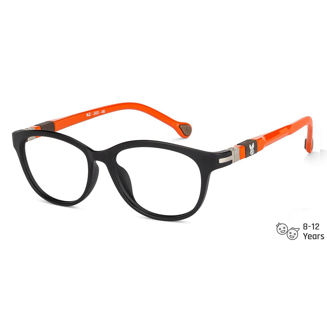 Kid Zania Black Full Rim Rectangle right side
