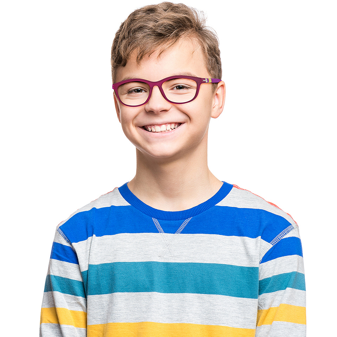 Hooper Online Purple Full Rim Rectangle left side