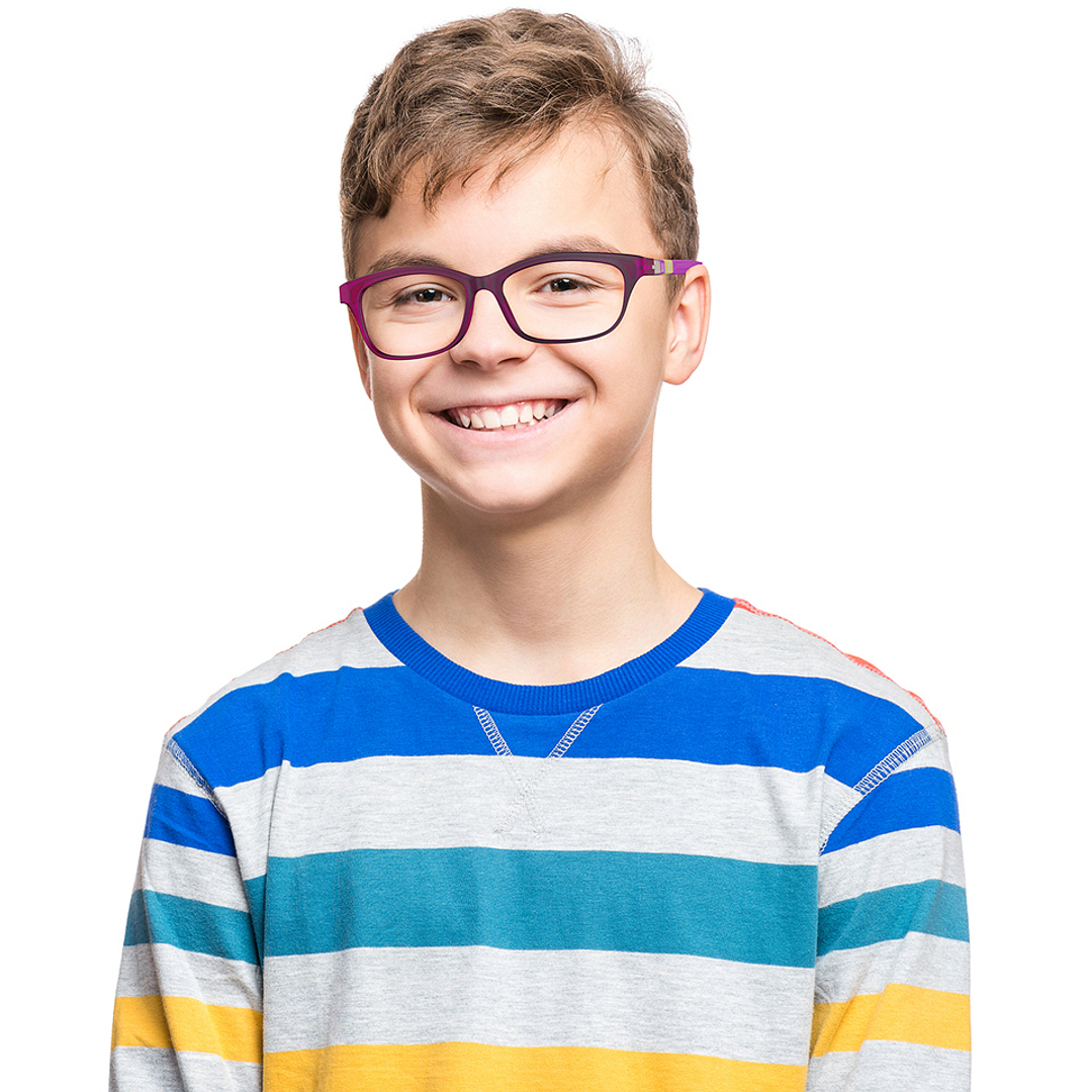 Hooper Online Purple Full Rim Rectangle left side