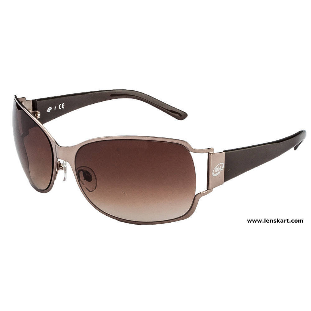 BRANDED Mid Gunmetal Full Rim Round left side