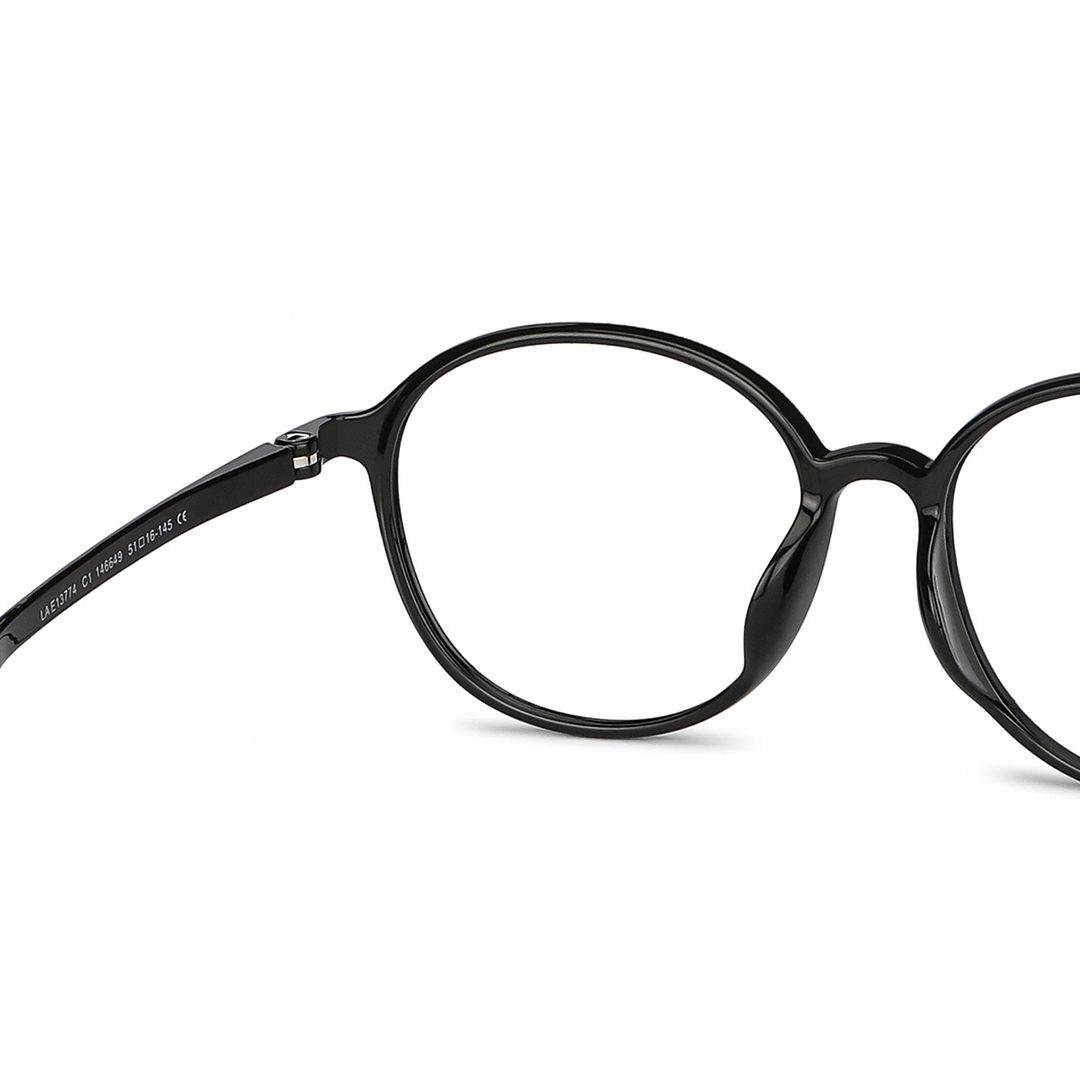 Lenskart Air Online Black Full Rim Round right side