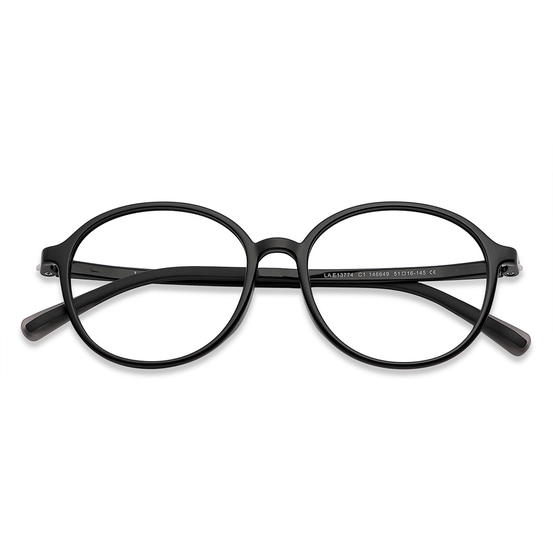 Lenskart Air Online Black Full Rim Round left side