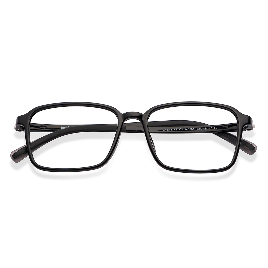 Lenskart Air Online Black Full Rim Rectangle left side