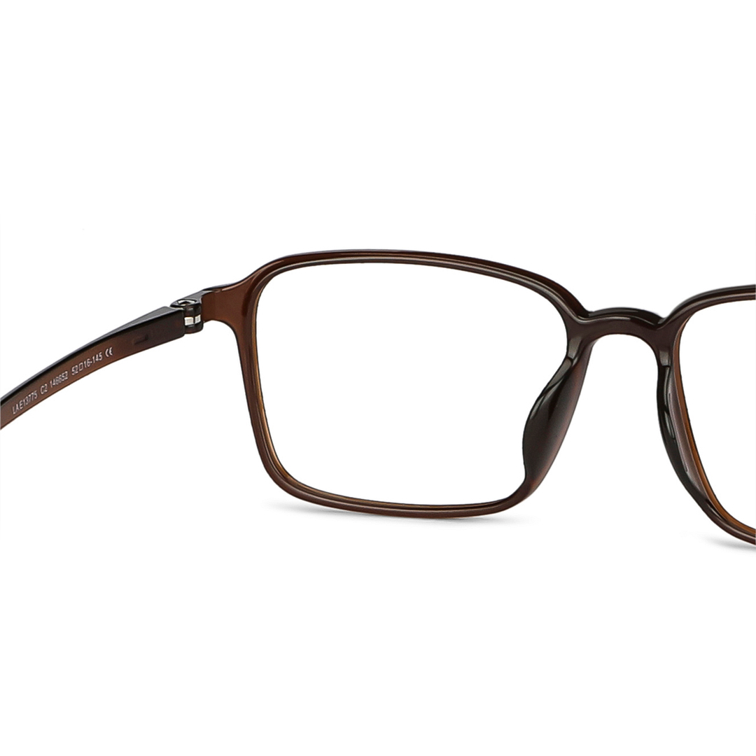 Lenskart Air Online Light Brown Full Rim Rectangle right side