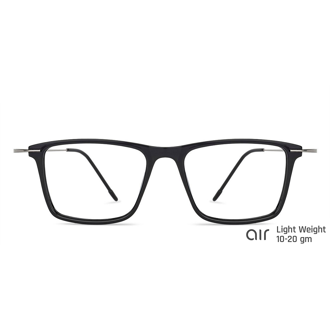 Lenskart Air Online Black Full Rim Rectangle left side