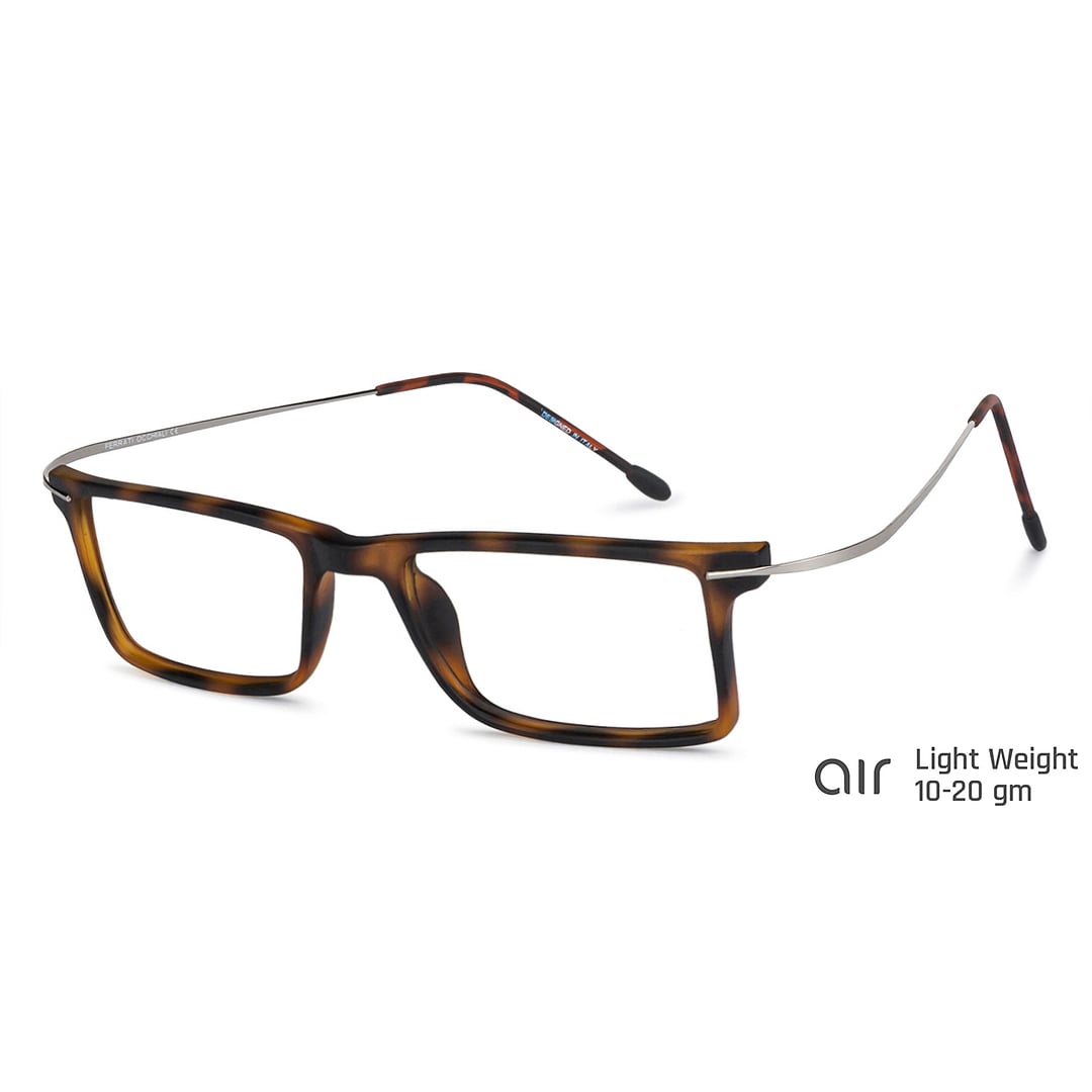 Lenskart Air Online Light Brown Full Rim Rectangle right side