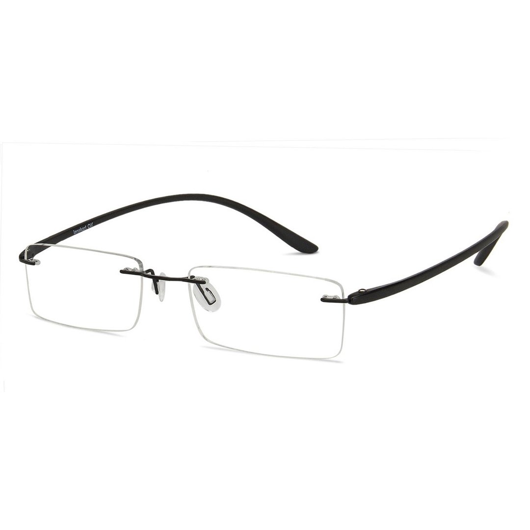 Lenskart Air Black Rimless Rectangle right side