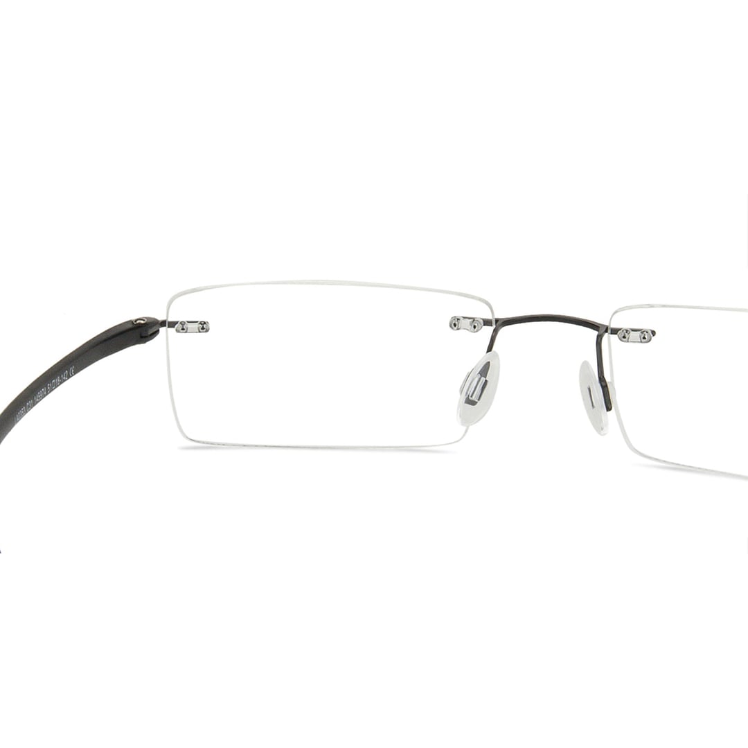 Lenskart Air Black Rimless Rectangle right side
