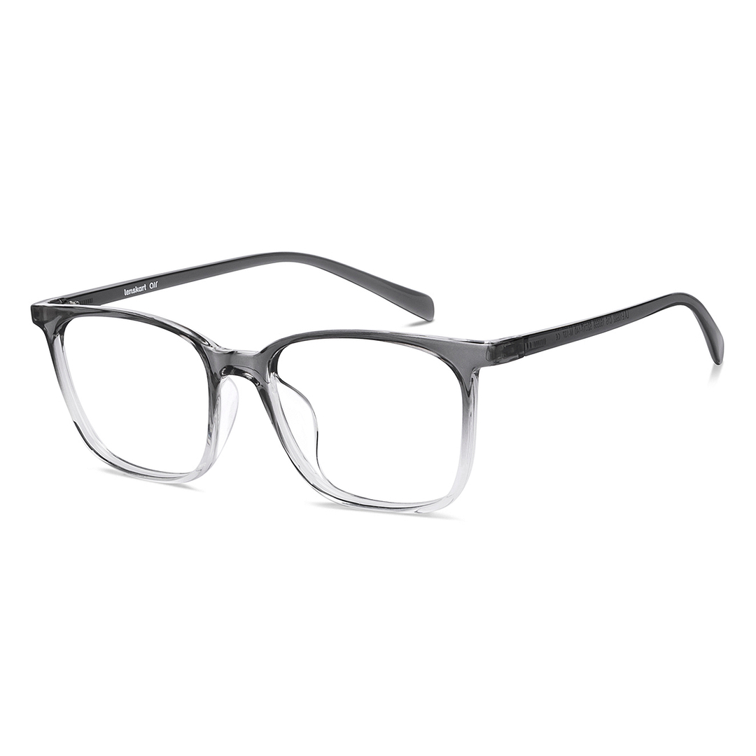 Lenskart Air Online Gray Transparent Full Rim Square right side