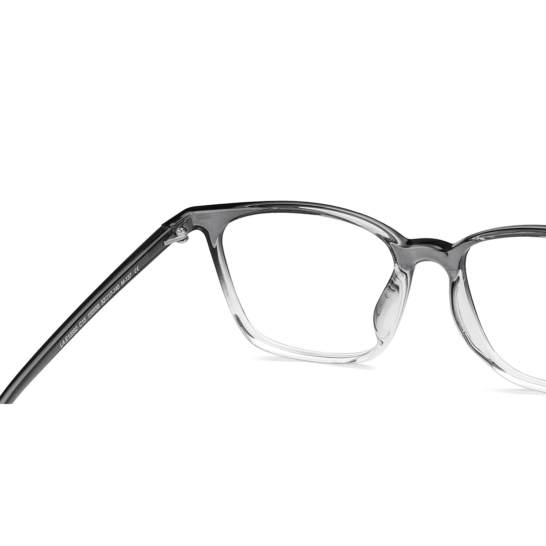 Lenskart Air Online Gray Transparent Full Rim Square right side