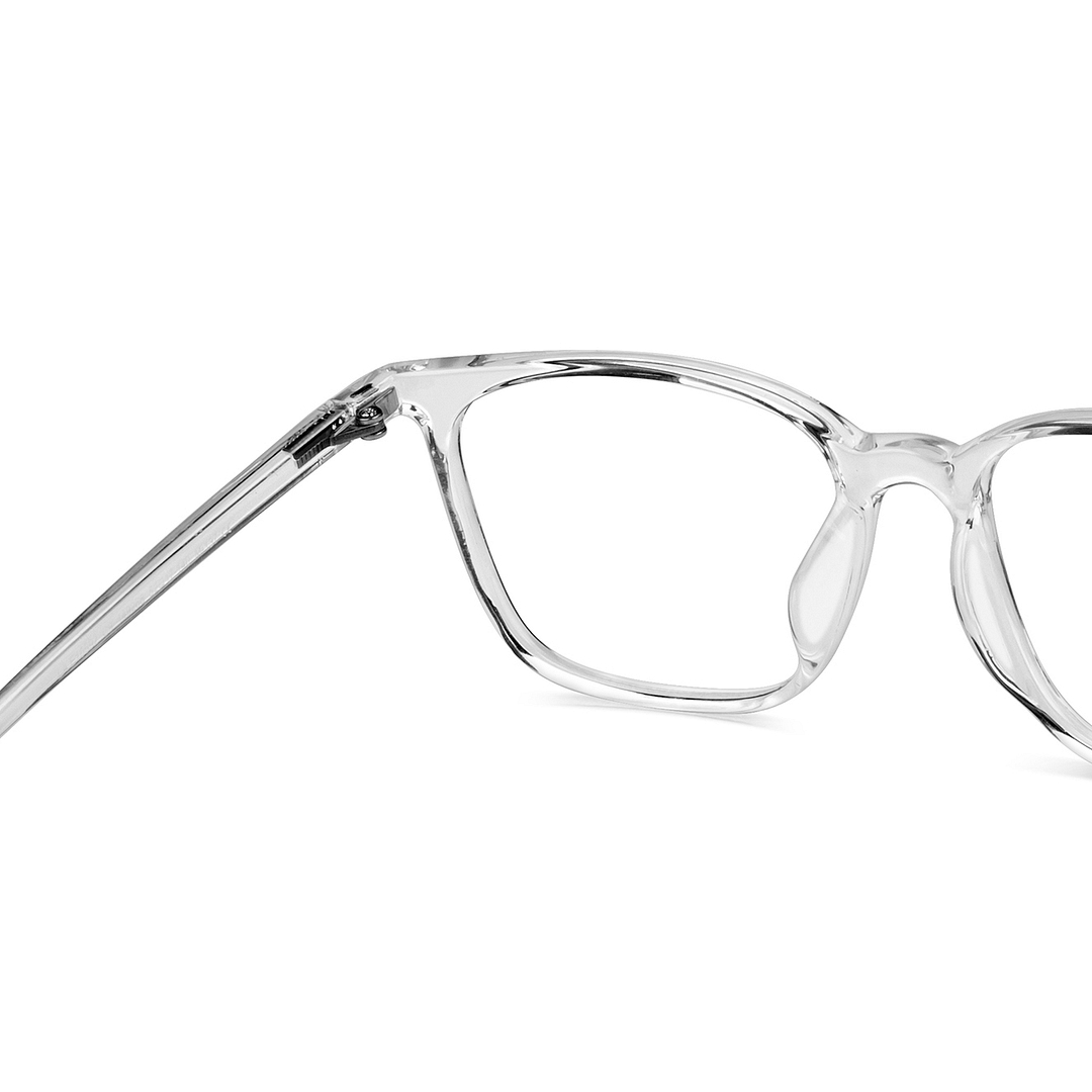 Lenskart Air Online Crystal Transparent Full Rim Square right side