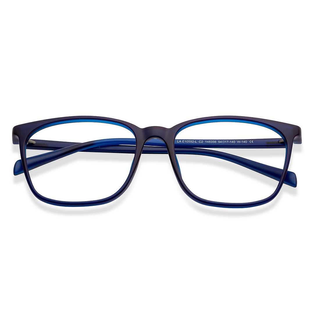 Lenskart Air Online Sky Blue Full Rim Square left side