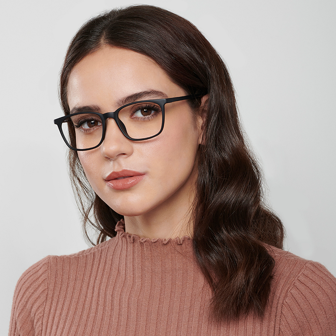 Lenskart Air Online Black Full Rim Square left side