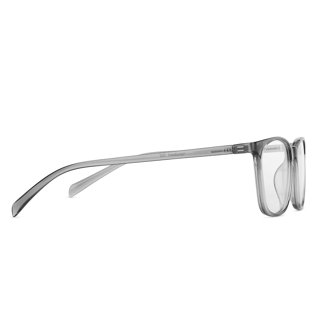 Lenskart Air Online Gray Transparent Full Rim Square left side