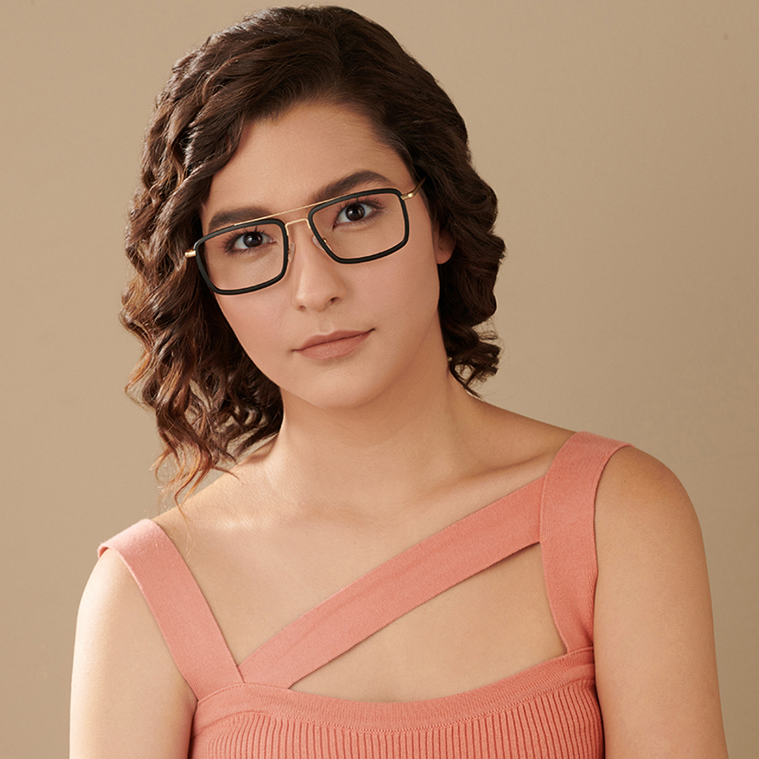 Lenskart Air Black Full Rim Square right side