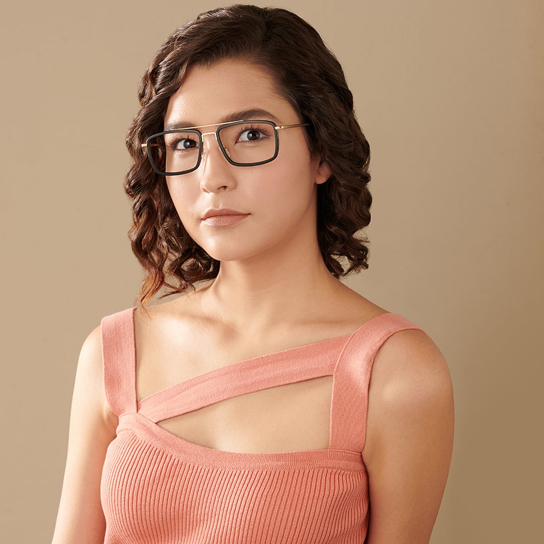 Lenskart Air Black Full Rim Square left side