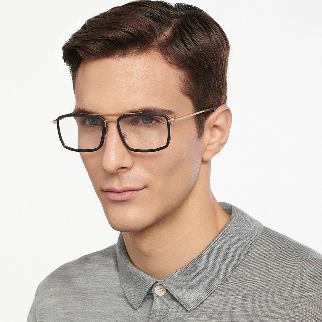 Lenskart Air Black Full Rim Square right side