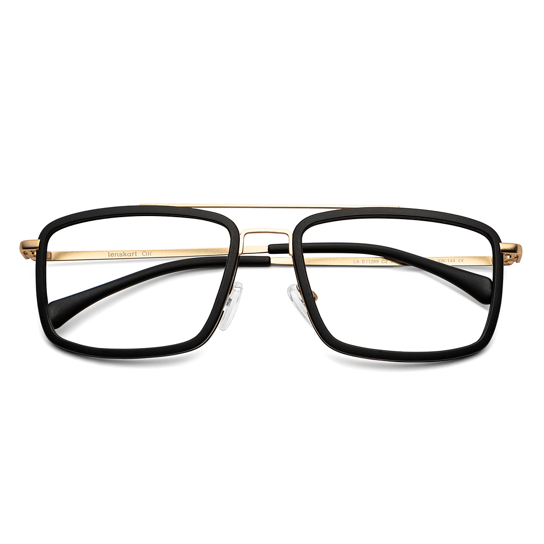 Lenskart Air Black Full Rim Square left side